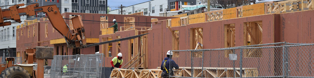 North Central Choice homes under construction